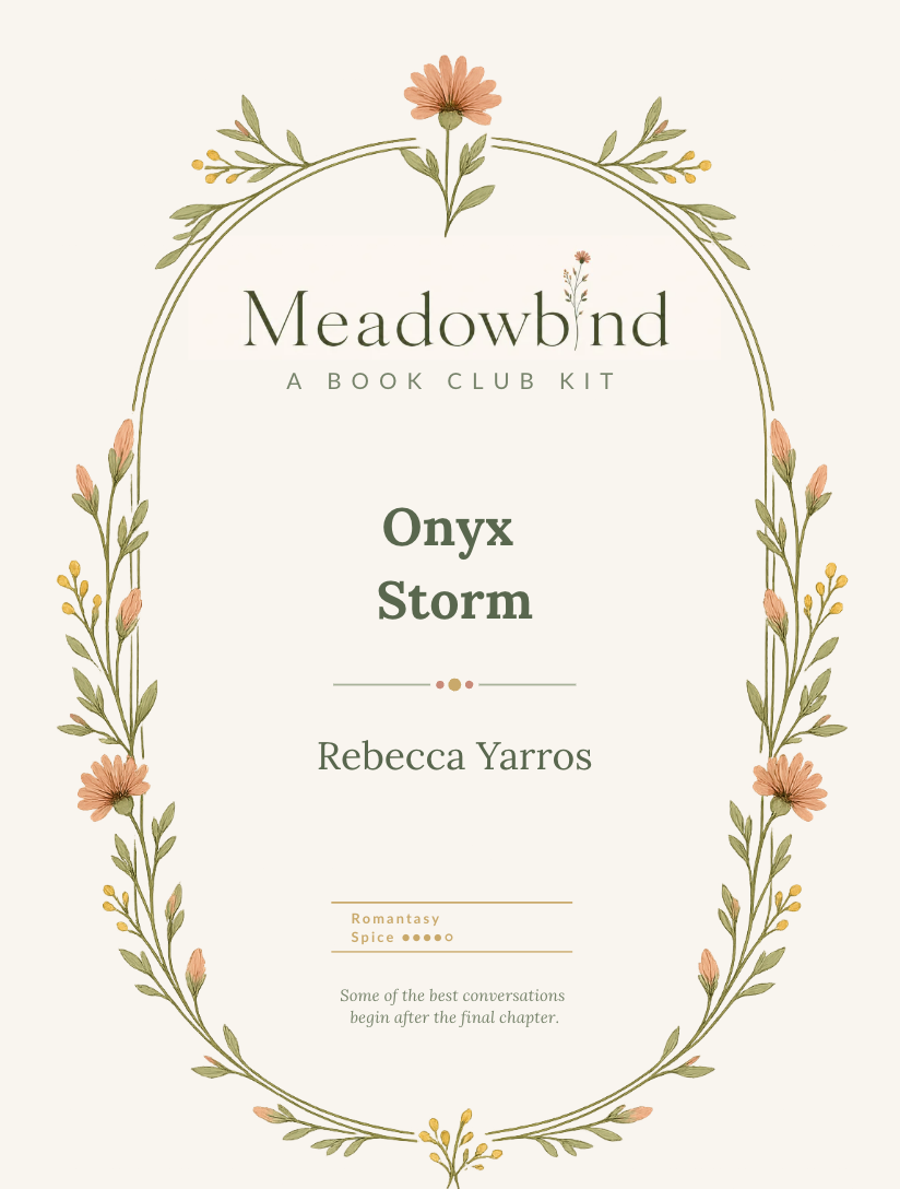 Onyx Storm Book Club Kit — Discussion Questions & Guide