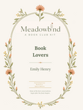 Book Lovers Book Club Kit — Discussion Questions & Guide
